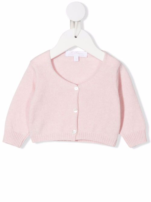 Merino-cashmere cardigan - Pink