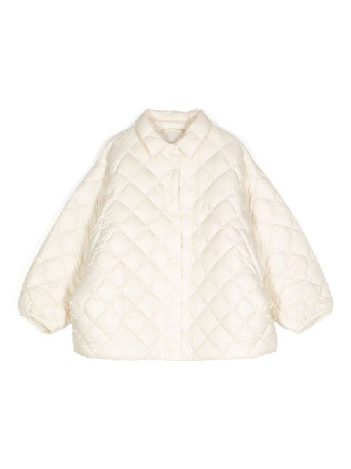 H-type light down jacket - White