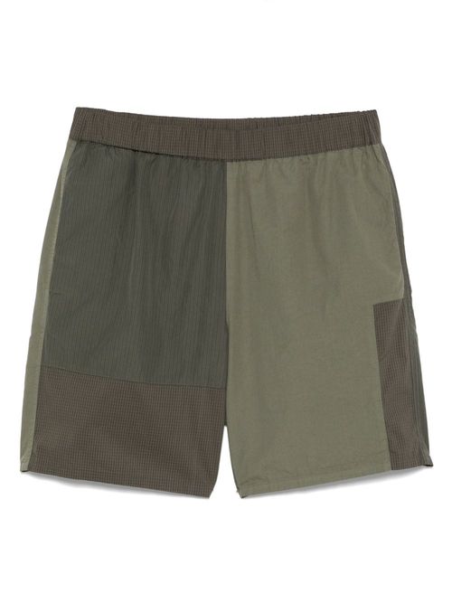 Grifoni striped shorts - Green