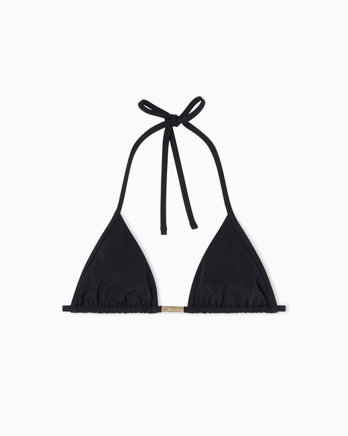 Recycled Stretch Fabric Triangle Bikini Top