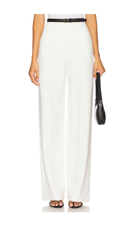Ripley Rader Ponte Knit Straight Leg Pant in Black. - 1 also