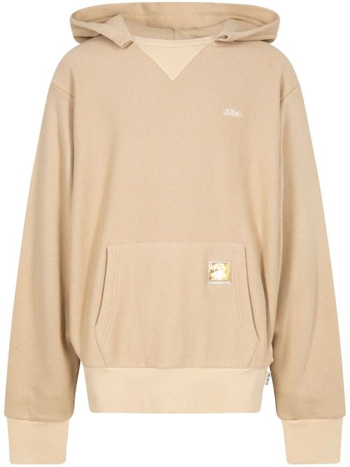 Tri-Tone logo-embroidered hoodie - Neutrals