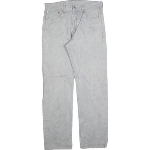 LEVI'S 501XX Mens Jeans Regular Straight Denim Light W34 L31 Classic Button Fly
