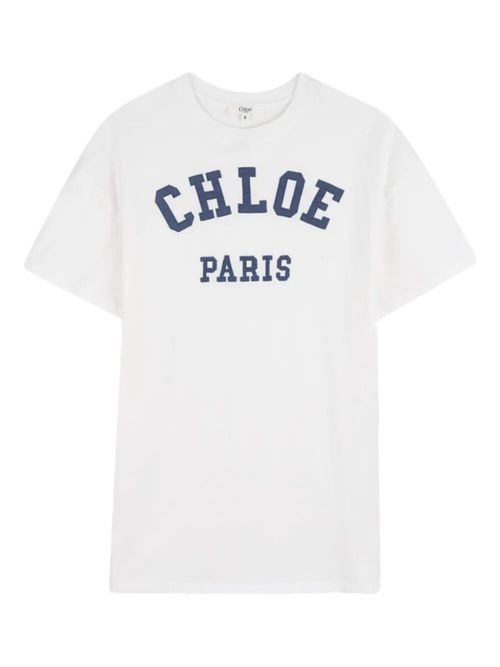 Girls White Logo T-shirt