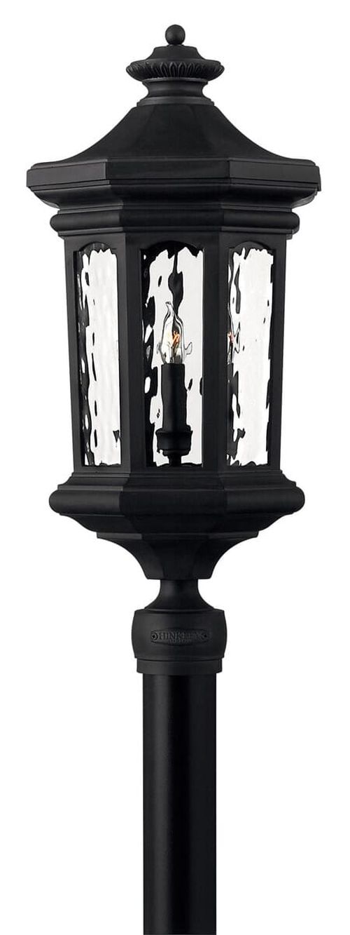 Museum Black LED Post Top Pier Mount from the Raley Collection