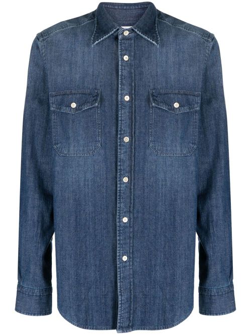 - Denim Button-down Shirt
