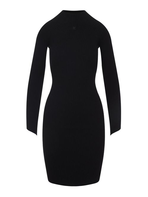 Circle Rib Mini Dress