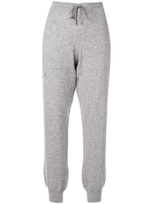 Knitted track pants - Grey