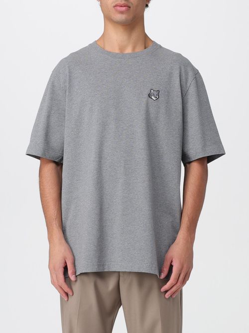 T-Shirt MAISON KITSUNÉ Men color Grey