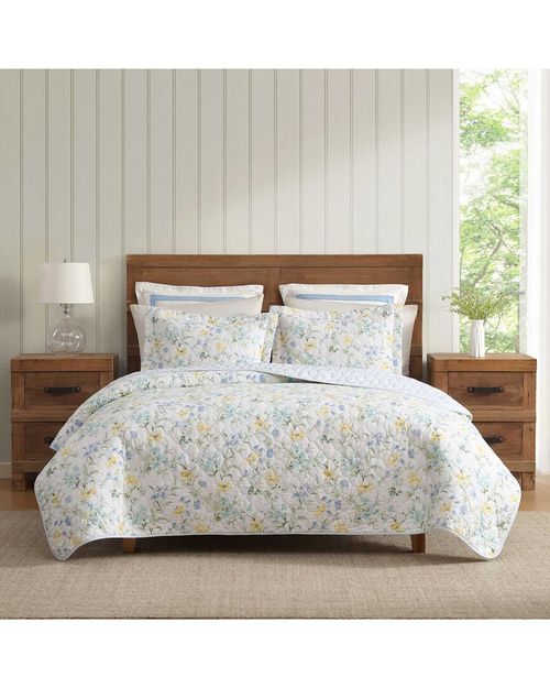 Poppy Meadow 100% Cotton Quilt Set