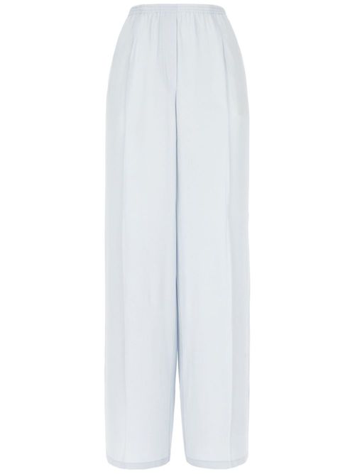 Elasticated-waistband trousers - Blue