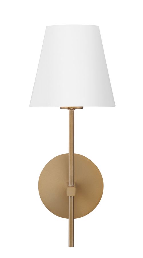 Xavier 1-Light Wall Mount in Vibrant Gold