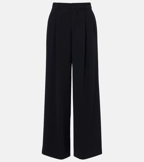 Donata satin wide-leg pants