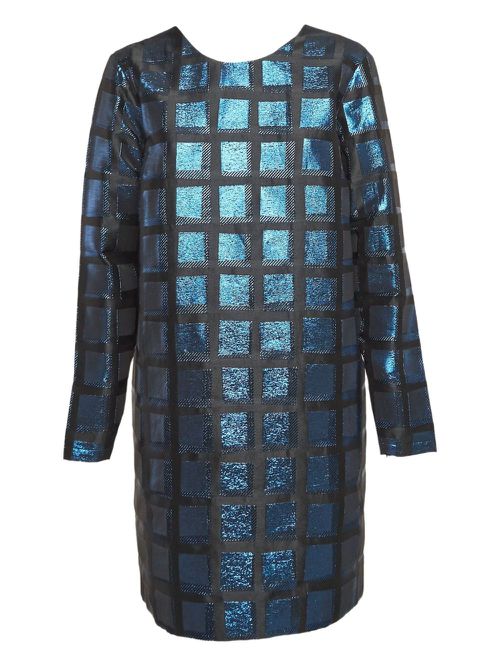 V-neck dress - Blue