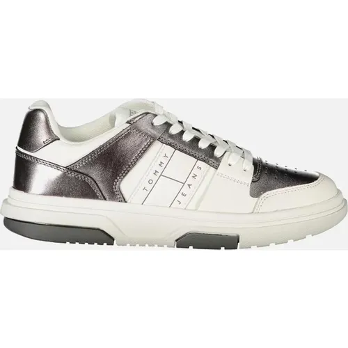Tommy Hilfiger Women's White Polyester Sneaker Women - Size: 3.5