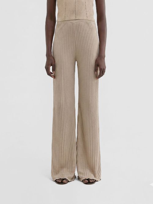 Pants Woman color Beige