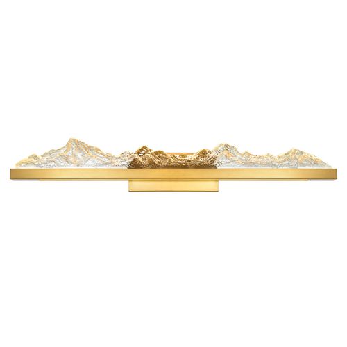 Brass LED Vanity from the Himalayas Collection