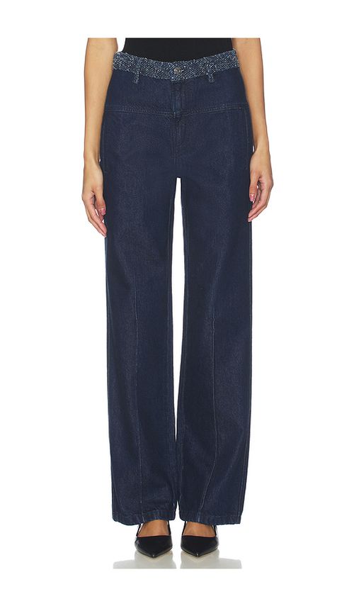 Favorite Daughter The Leave An Impression Trouser in Blue. 23. Also , 25, 26, 27