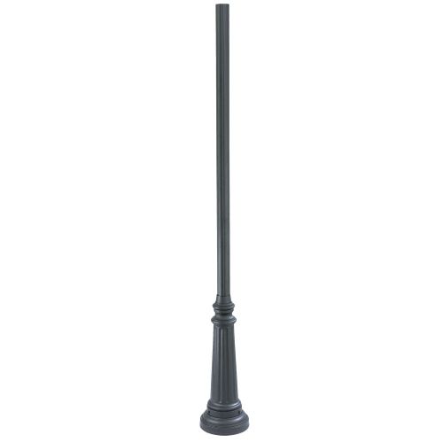 Matte Black Surface Mount Post from the Surface Mounted Posts Collection