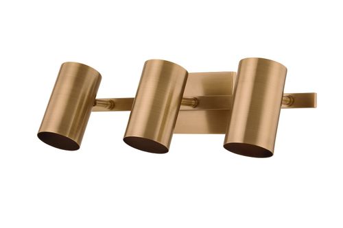 Patina Brass Bathroom Vanity Light from the Rueben Collection
