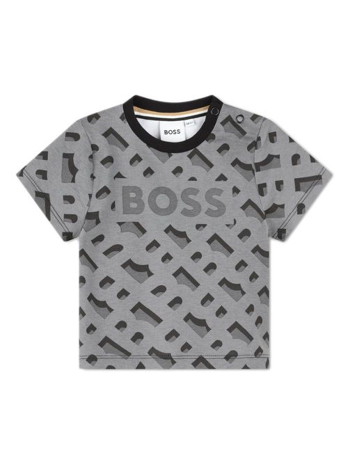 Logo-print cotton T-shirt - Black
