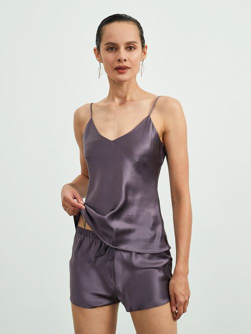 22Momme Silk Camisole & Sleep Shorts Set