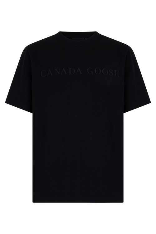 Cotton Crew Neck T-Shirt with Embroidered Detail