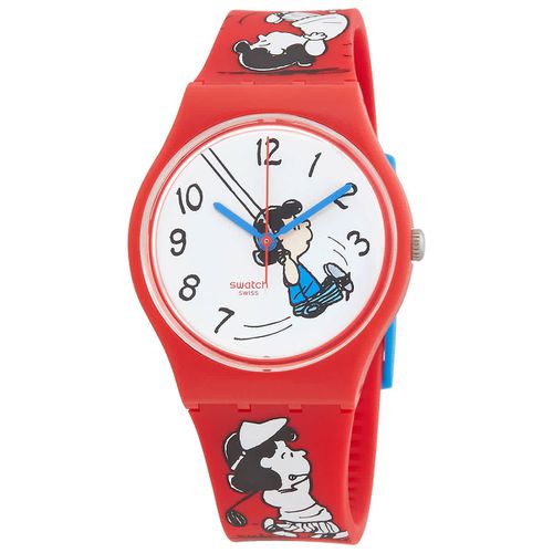 Peanuts Klunk Quartz White Dial Unisex Watch SO28Z106