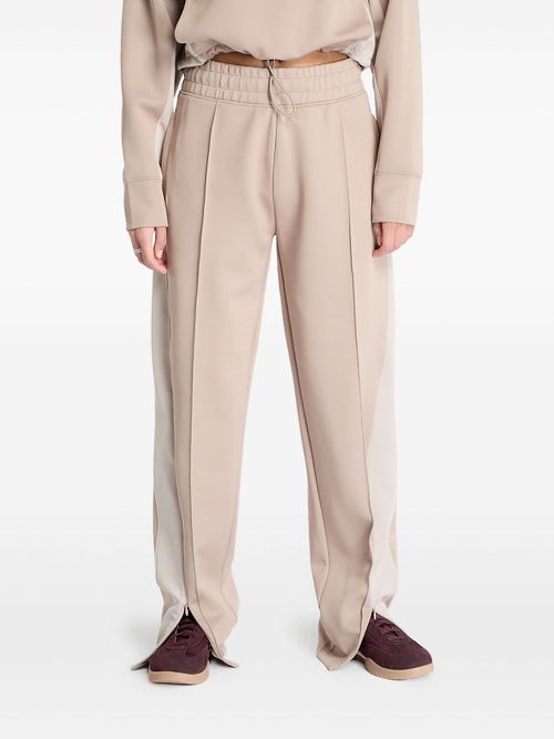 Pleated track pants - Neutrals