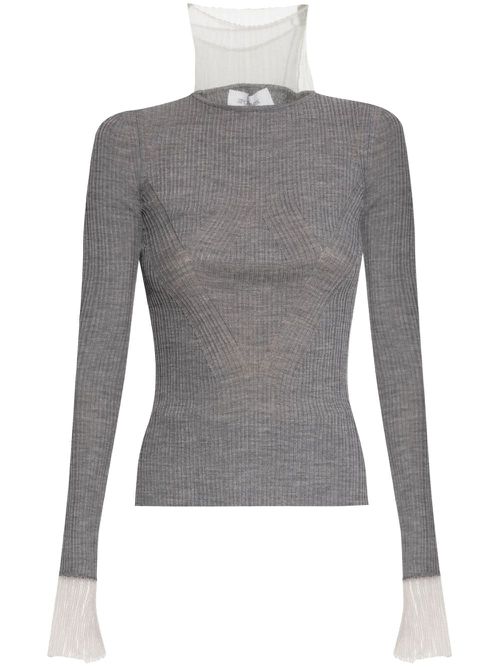 Derris knitted top - Grey