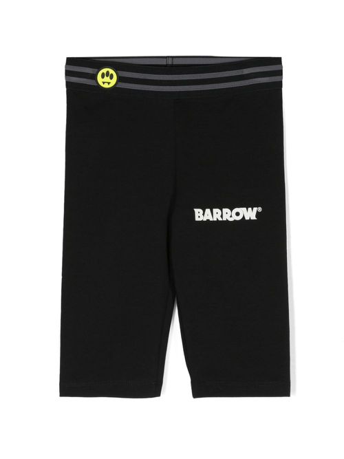 Logo-print jersey cycling shorts - Black