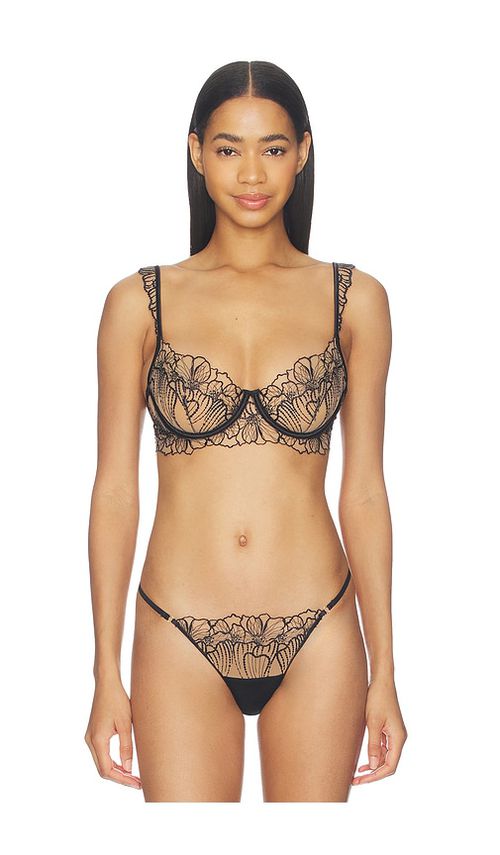 BLUEBELLA Amarosa Wired Bra in Black. - 32A also in 32B, 32C, 32D, 34A, 34B, 34C, 34D, 36A, 36B, 36C, 36D