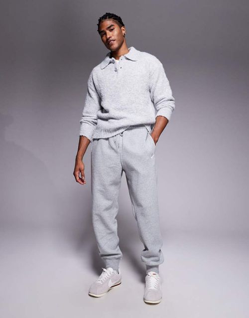 Club cuffed sweatpants in dark gray
