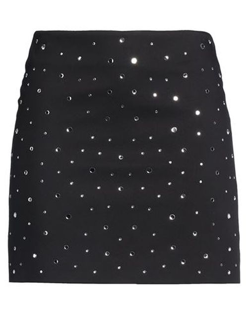 Woman Mini skirt Black Size 2 Cotton, Polyamide, Elastane