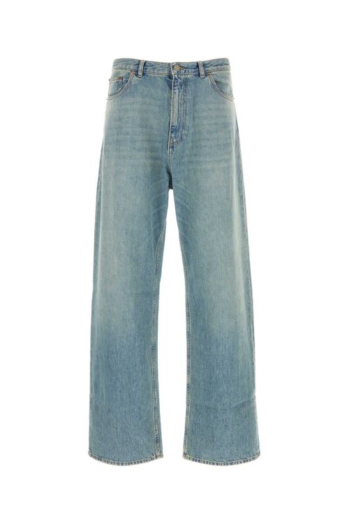 Light-Wash Denim Jeans — Blue