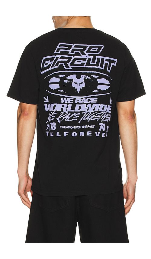 Fox Racing x Pro Circuit Midweight Tee in Black. L. Also in S, M, XL/1X