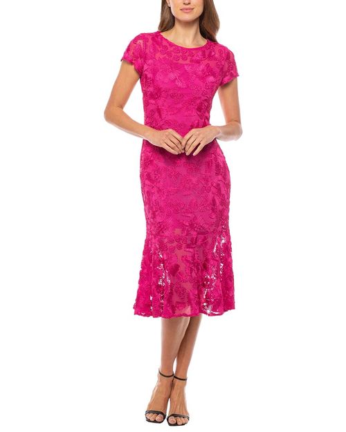 Mesh Midi Dress