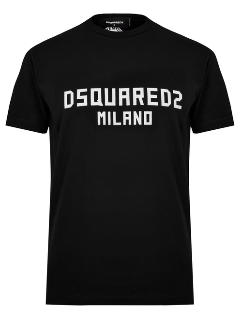 Dsquared2 Milano Cool Fit Black T Shirt - Black