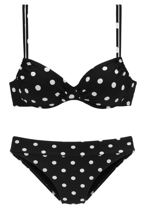 LASCANA Bikini nero / bianco