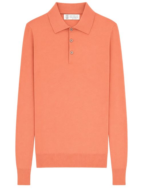 Cotton Knit Polo Shirt