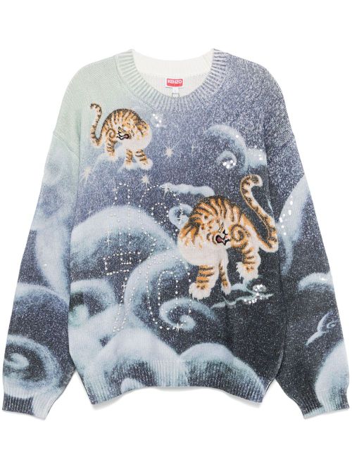Cloud Tiger jumper - Blue