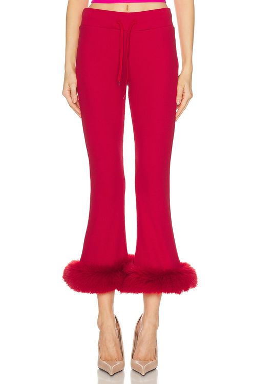 Balenciaga Flared Sweatpant in Red - Red. L also in