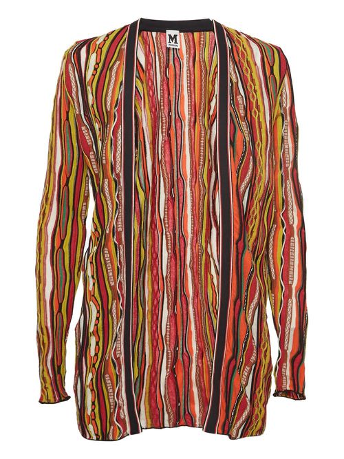 Striped cardigan - Red