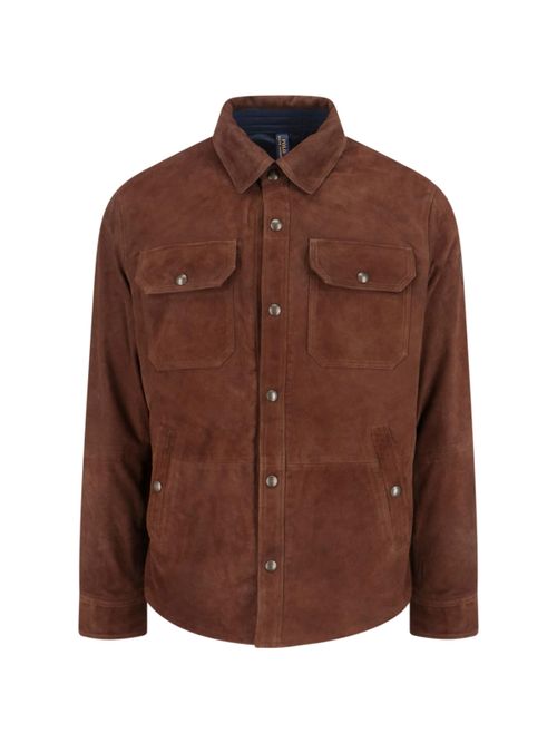 Men's Goat Suede and Recycled Polyester Jacket