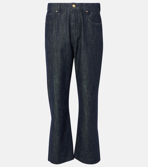 Terra high-rise straight jeans