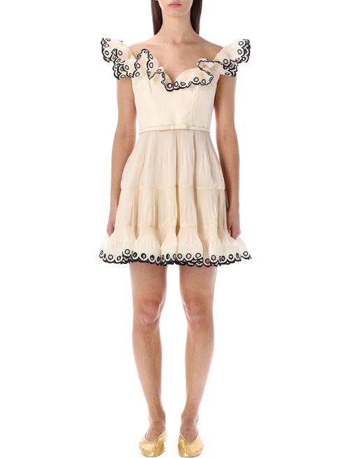 Frilled Mini Dress
