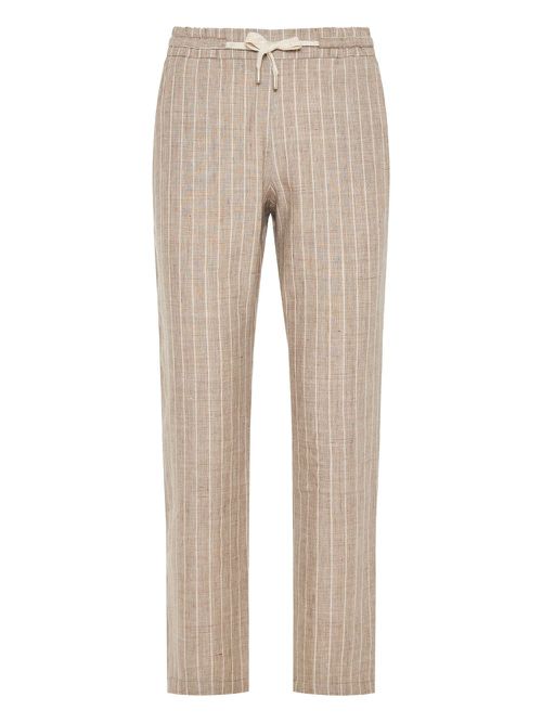 Striped trousers - Neutrals