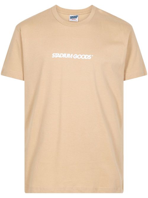 Horizontal Logo "Sand" T-shirt - Neutrals