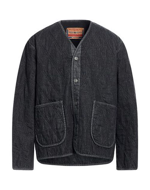 Man Denim outerwear Black Size XL Cotton, Hemp