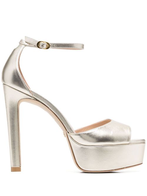Disco platform 130mm sandals - Gold